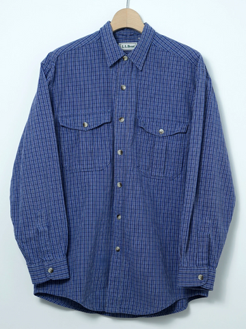 MÍCATA  L.L.Bean Cotton Check Work Shirt
