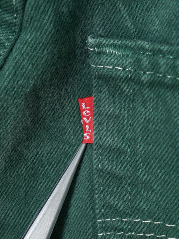 MÍCATA  Levi’s 5 Pocket Green Denim Pants