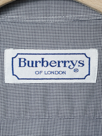 MÍCATA  Burberrys of London Cotton Micro Check Shirt