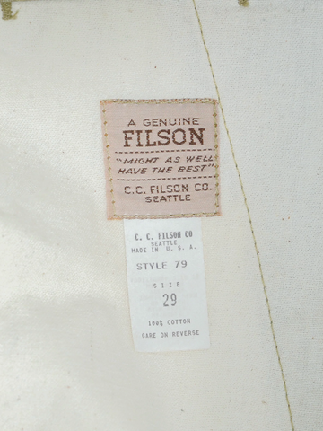 MÍCATA  Filson Tin Cloth Pants