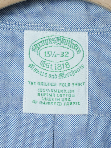 MÍCATA  Brooks Brothers Cotton Oxford BD Shirt
