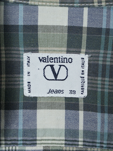 MÍCATA  Valentino Jeans Cotton Check Shirt