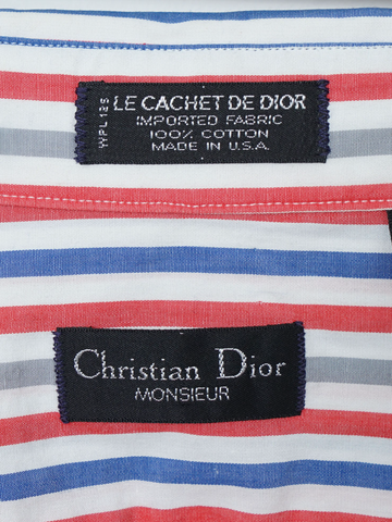 MÍCATA  Christian Dior MONSIEUR Cotton Stripe Shirt
