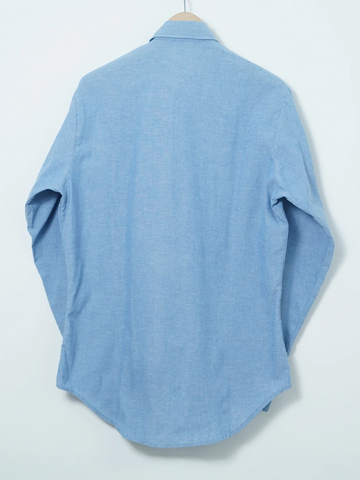 MÍCATA  U.S. Military Blue Chambray Utility Shirt