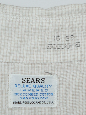 MÍCATA  Sears Cotton Check Shirt