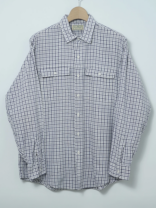 MÍCATA  L.L.Bean Cotton Check Shirt