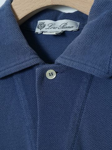 MÍCATA  Loro Piana Cotton Pique Polo Shirt