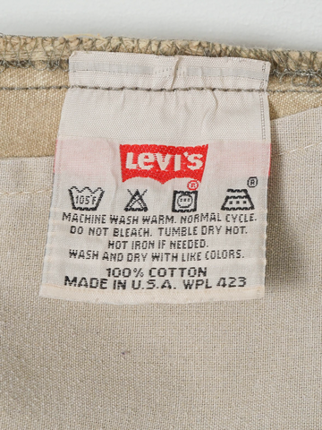 MÍCATA  Levi’s 5 Pocket Beige Denim Pants