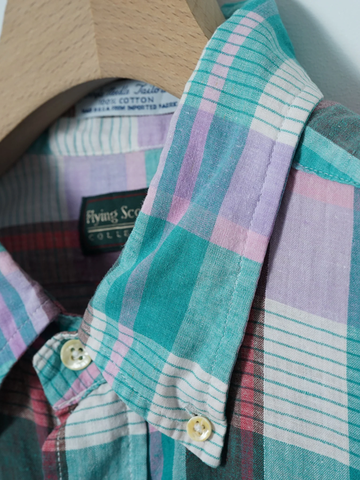 MÍCATA  Flying Scotsman Madras Check BD Shirt