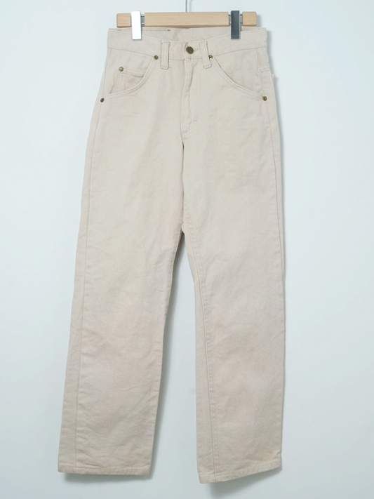 MÍCATA  Lee Riders 5 Pocket Ecru Denim Pants