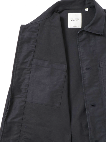 PERSONAL MATTERS COTTON MOLESKIN CHORE JACKET