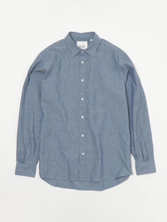PERSONAL MATTERS Cotton Chambray Shirt