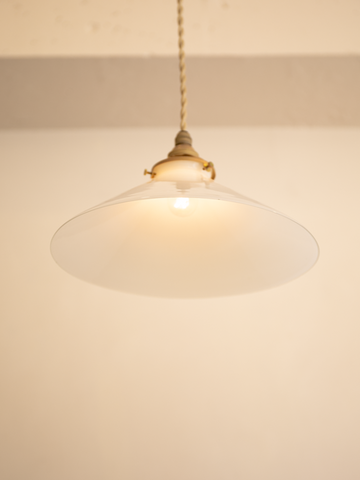 Milk glass pendant light / ミルクガラスペンダントライト