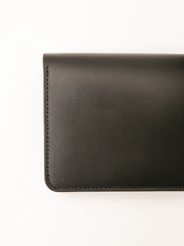 forme Post Wallet (NoblessaCalf × ILCEA) forme Post Wallet (All ILCEA Black) – RECTOHALL