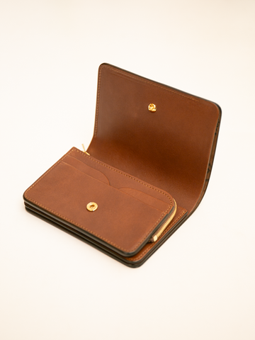 forme Short Wallet (Cordovan Burgundy)