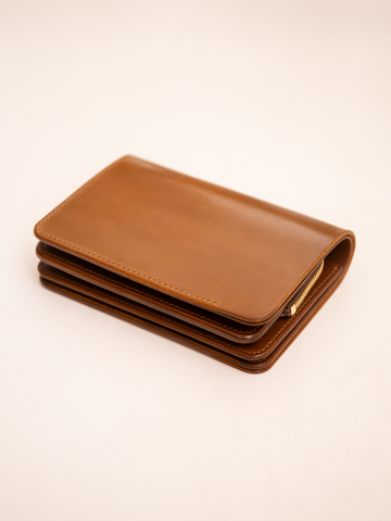 forme Short Wallet (Cordovan Cigar)