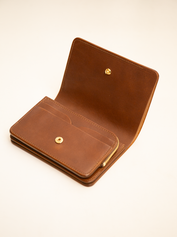 forme Short Wallet (Cordovan Cigar)