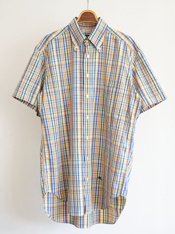 MÍCATA  ETRO Milano Madras Check BD Shirt