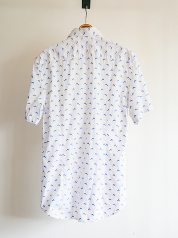 MÍCATA ETRO All-over Dolphin Motif BD Shirt