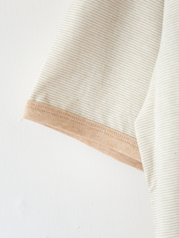 THE HINOKI Wild Cotton Half Sleeve Ringer T