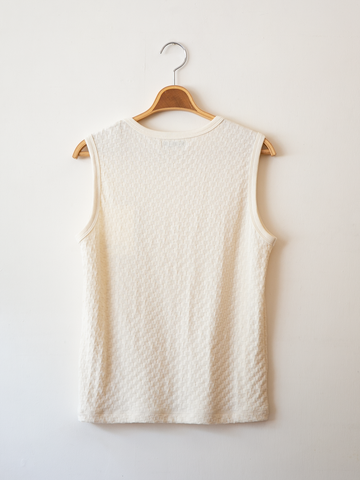 THE HINOKI Cotton Checker Tank Top