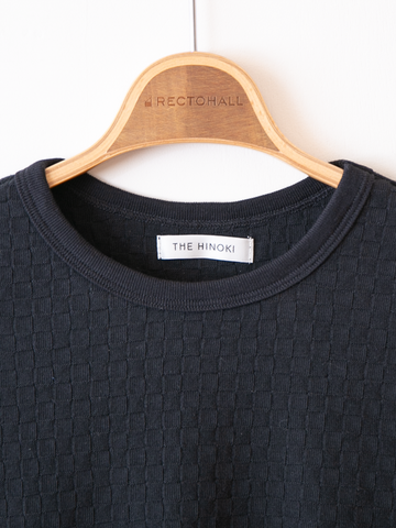THE HINOKI Cotton Checker Half Sleeve T