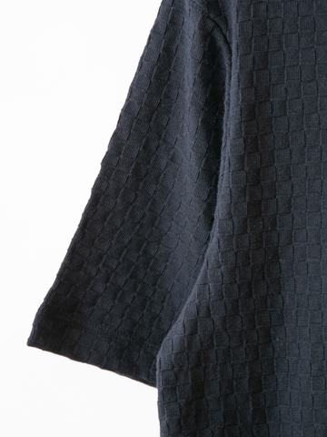 THE HINOKI Cotton Checker Half Sleeve T