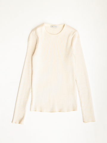 THE HINOKI Cotton Wool Rib L/S T-Shirt