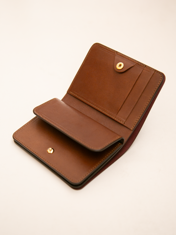 forme Post Wallet (ILCEA Burgundy×Brown)