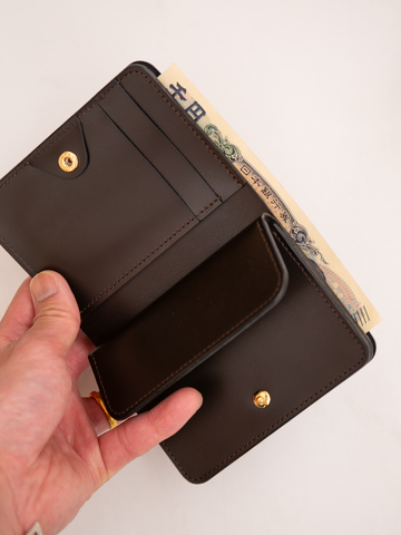 forme Post Wallet (NoblessaCalf × ILCEA) forme post wallet ILCEA black