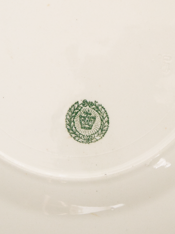 Plate (Japan 1920年代頃) - 染付花文中皿