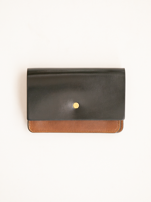 forme Hand Wallet Combi (Cordovan Black×DOUBLE)