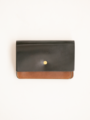 forme Hand Wallet Combi (Cordovan Black×DOUBLE)