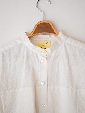 ooe レディース バンドカラーシャツ