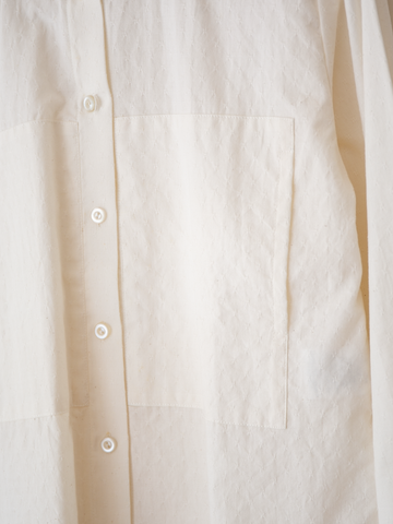 ooe レディース バンドカラーシャツ