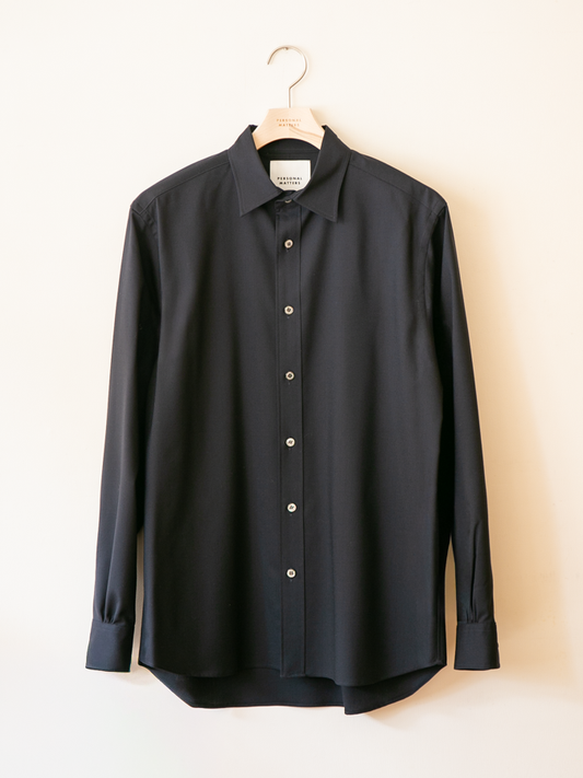 PERSONAL MATTERS Merino Wool Tropical Shirt