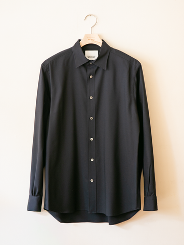 PERSONAL MATTERS Merino Wool Tropical Shirt