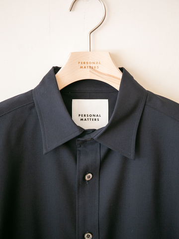 PERSONAL MATTERS Merino Wool Tropical Shirt