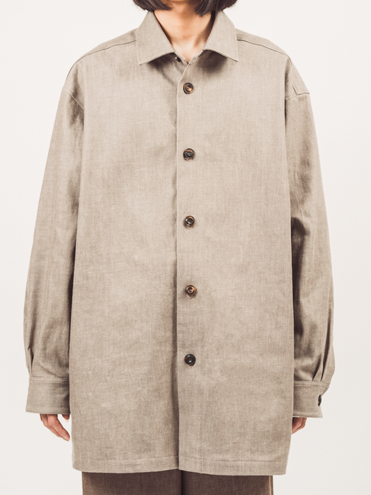 THE HINOKI Cotton Denim Shirt Jacket