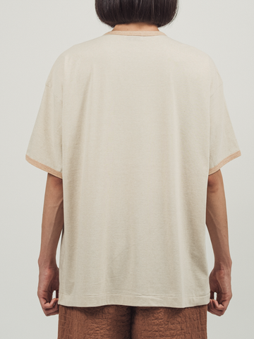 THE HINOKI Wild Cotton Half Sleeve Ringer T