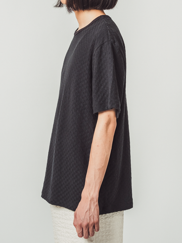 THE HINOKI Cotton Checker Half Sleeve T