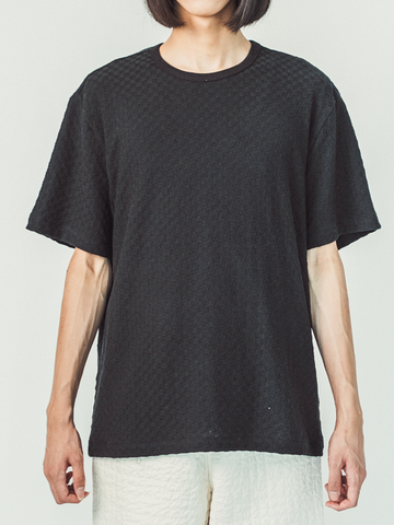 THE HINOKI Cotton Checker Half Sleeve T