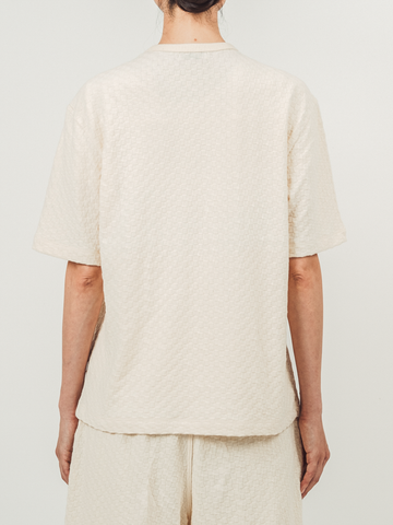 THE HINOKI Cotton Checker Half Sleeve T