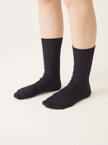 THE HINOKI GIZA Cotton Rib Socks