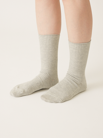 THE HINOKI GIZA Cotton Rib Socks