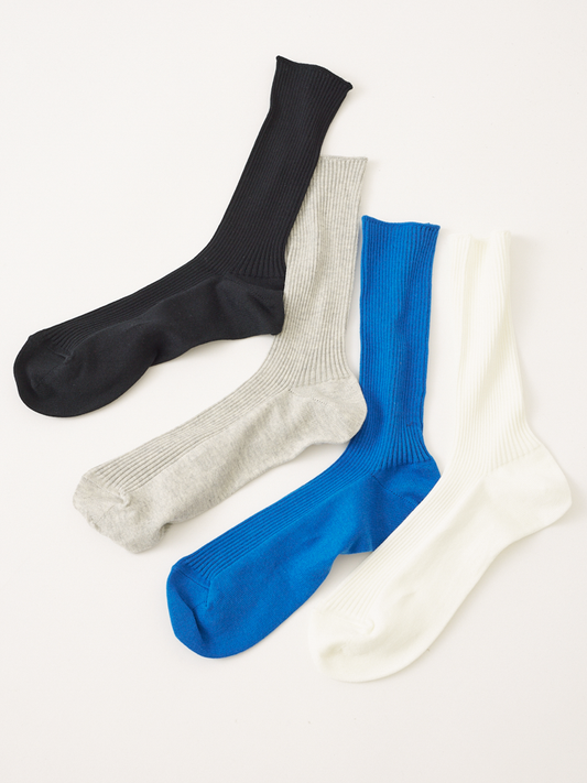 THE HINOKI GIZA Cotton Rib Socks