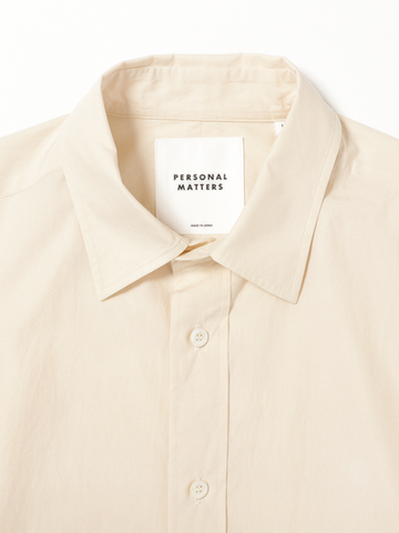 PERSONAL MATTERS Organic Cotton Broad Shirt