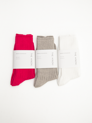 THE HINOKI OG Cotton Rib Socks