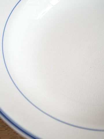 Plate (Japan 1920`s) - ブルー 深中