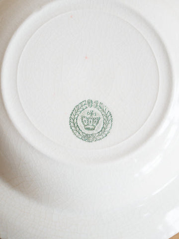 Plate (Japan 1920`s) - ブルー 深中
